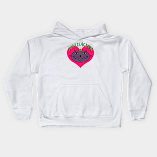 PURRRincess - purrecious plum Kids Hoodie